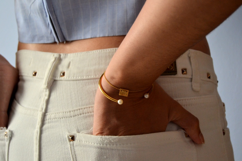 pureBCH - Blue cropped top