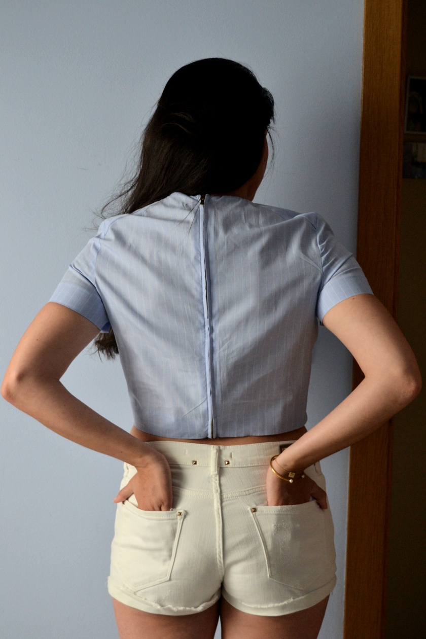 pureBCH - Blue cropped top