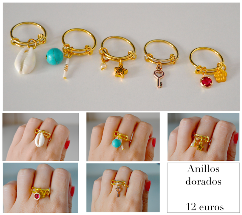 Bling bling anillos dorados